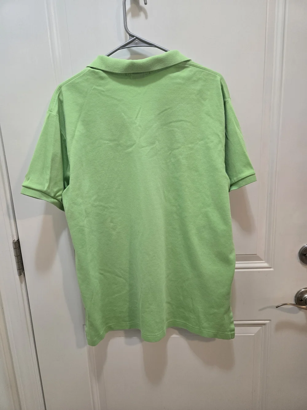 Polo by Ralph Lauren Men’s Lime Green Short Sleeve Polo with Red Pony